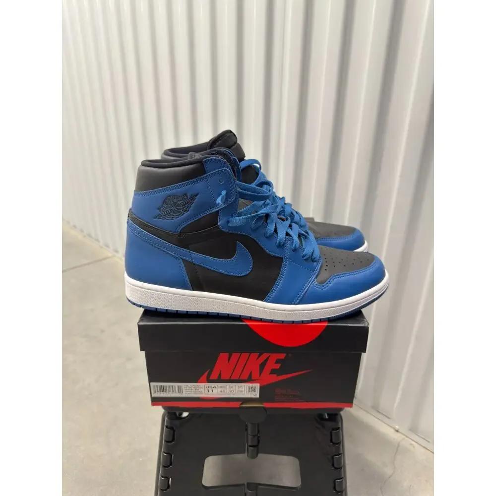 Nike Air Jordan 1 Dark Marina Blue Black Size 11 Men's - 555088-404 Retro OG